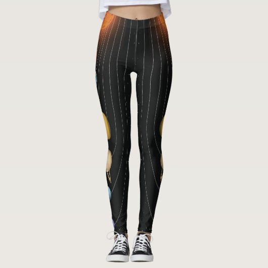 Leggings van het zonnestelsel (Voorkant)