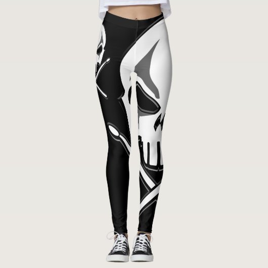 Leggings van het zware metalen drummer Rock & Roll (Voorkant)