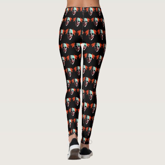 Leggings van het zwarte patroon van de Huull Hallo (Achterkant)