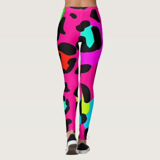 Leggings van hete luipaarden (Achterkant)