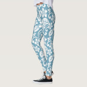 LEGGINGS VAN ISLAND PLUMERIA (SLATE BLUE) (Links)