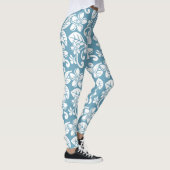 LEGGINGS VAN ISLAND PLUMERIA (SLATE BLUE) (Rechts)