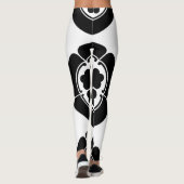 Leggings van Japanse Mon (krest) (Achterkant)