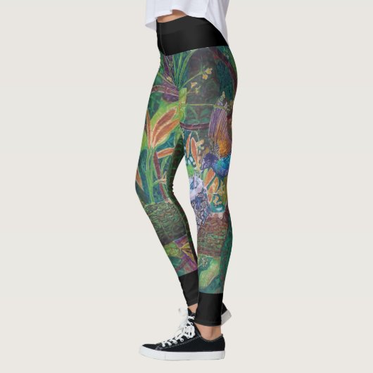 Leggings van kalkoenen (Links)