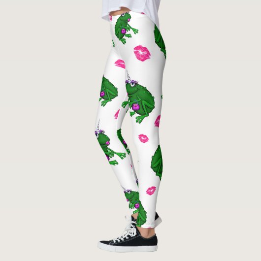 Leggings van kikkers en kussens (Links)