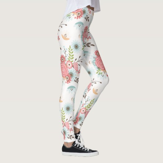 Leggings van kleurrijke Floral (Rechts)