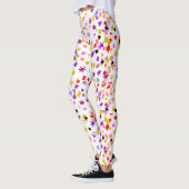 Leggings van kleurrijke Floral (Links)