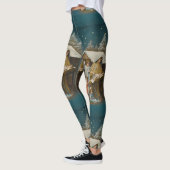Leggings van kleurrijke nativiteitsscène (Links)