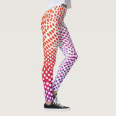 Leggings van kleurrijke Stippen (Rechts)