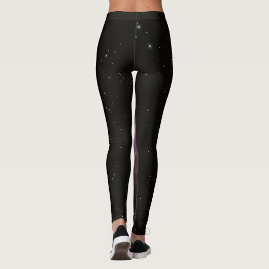 Leggings van kosmische roze nebula (Achterkant)