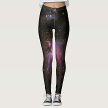 Leggings van kosmische roze nebula