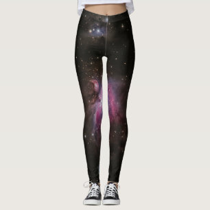 Leggings van kosmische roze nebula