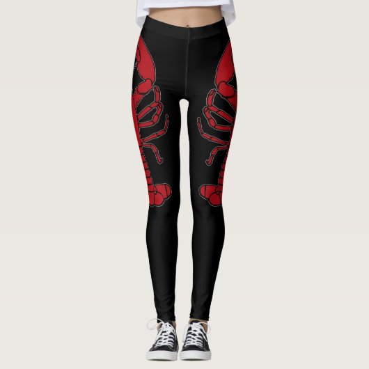 Leggings van kreeftenstranden (Voorkant)