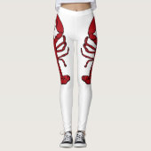 Leggings van kreeftenstranden (Voorkant)