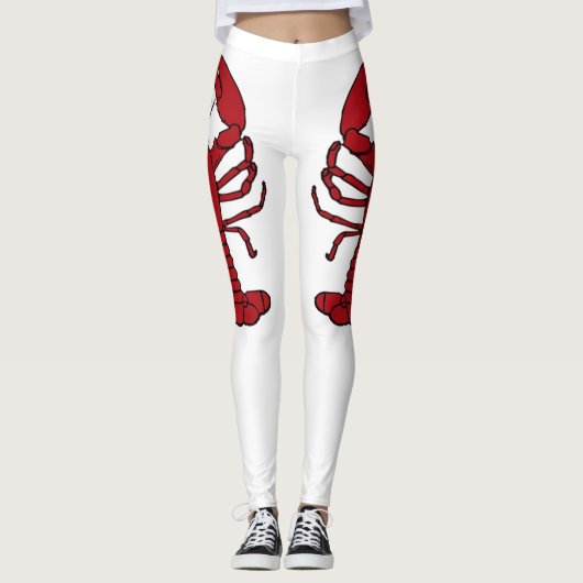 Leggings van kreeftenstranden (Voorkant)