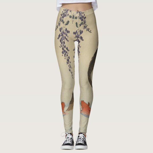 Leggings van leapende vis (Voorkant)