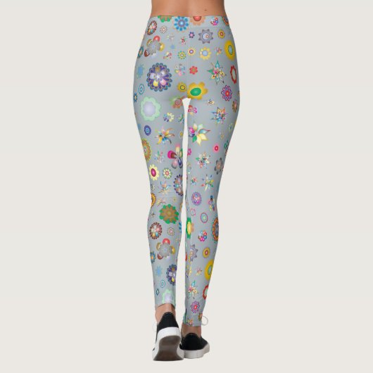 Leggings van lentevloeren (Achterkant)