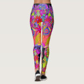 Leggings van Leslie Clair Bures om het hart te ver (Achterkant)
