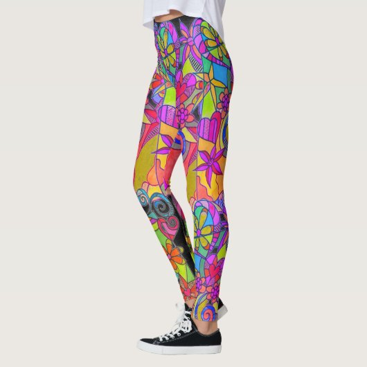 Leggings van Leslie Clair Bures om het hart te ver (Links)