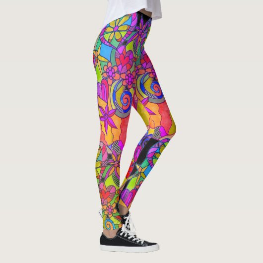 Leggings van Leslie Clair Bures om het hart te ver (Rechts)