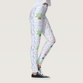 Leggings van lichtblauw snoersnoer (Rechts)