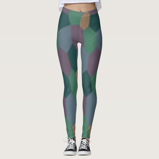 Leggings van Lozenge Camouflage (Voorkant)