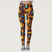 Leggings van lumierzonnebloemen (Voorkant)