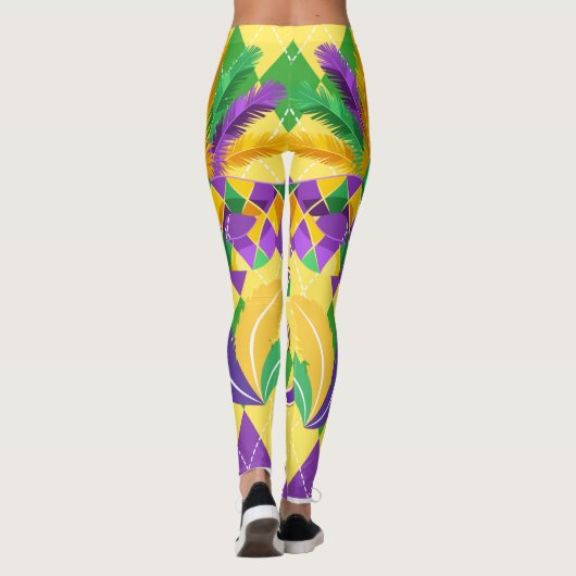 Leggings van Mardi Gras (Achterkant)