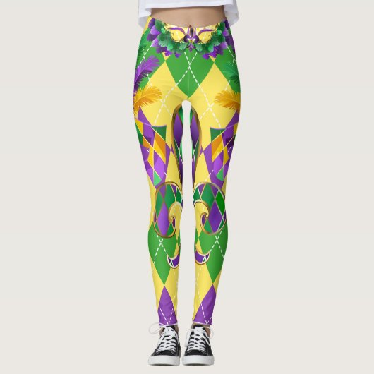 Leggings van Mardi Gras (Voorkant)