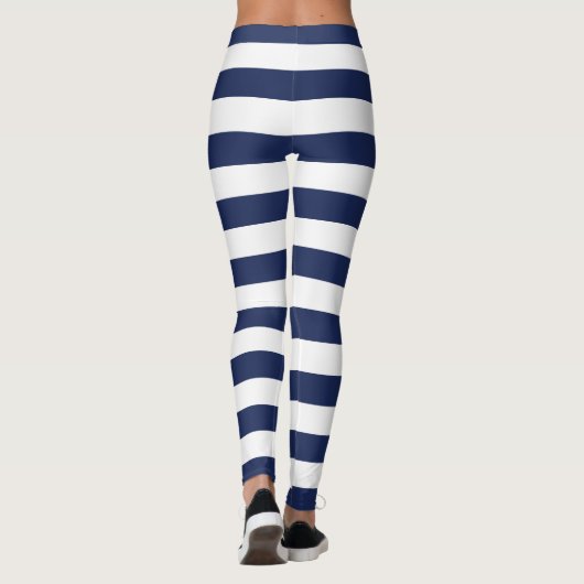 Leggings van marinestripes (Achterkant)