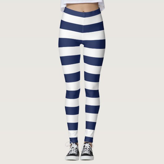 Leggings van marinestripes (Voorkant)