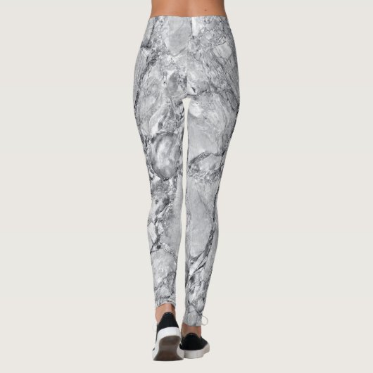 Leggings van marmer Stone Pattern (Achterkant)