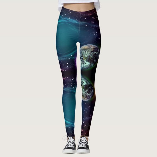 Leggings van moon, Planet en sterren (Voorkant)