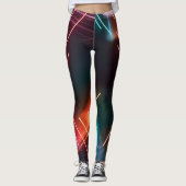 Leggings van Neon Led Artistic Black Vrouwen (Voorkant)