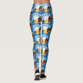 Leggings van Oktoberfest Beer en Dog (Achterkant)