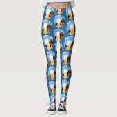 Leggings van Oktoberfest Beer en Dog (Voorkant)