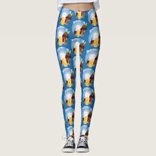 Leggings van Oktoberfest Beer en Dog