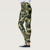 Leggings van Olive Green Camouflage (Links)