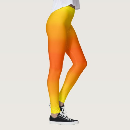 Leggings van Oranje en gele gradiënt (Rechts)