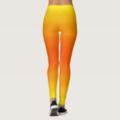 Leggings van Oranje en gele gradiënt (Achterkant)