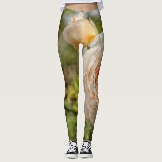 Leggings van oud Roos, zacht roze (Voorkant)