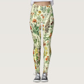 Leggings van oude botanische illustratie (Voorkant)
