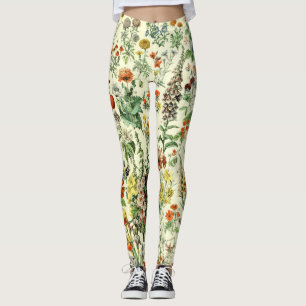 Leggings van oude botanische illustratie
