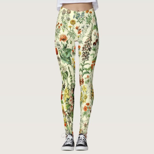 Leggings van oude botanische illustratie (Voorkant)