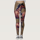 Leggings van paarden (Voorkant)