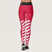 Leggings van Patriottisch Polen, mode van de Pools (Achterkant)