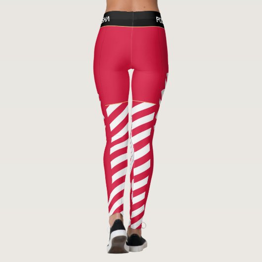 Leggings van Patriottisch Polen, mode van de Pools (Achterkant)