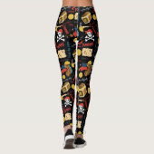 Leggings van piratenschatten (Achterkant)