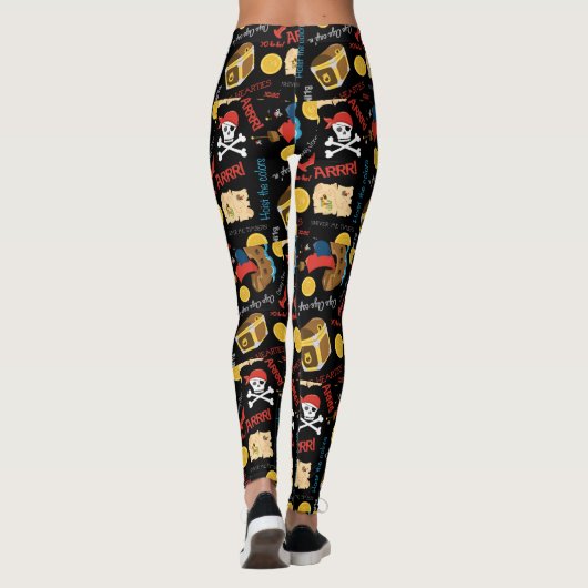 Leggings van piratenschatten (Achterkant)