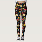 Leggings van piratenschatten (Voorkant)